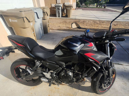 2020-2023 Kawasaki Z650 Black Red Ninja Fairing Kit
