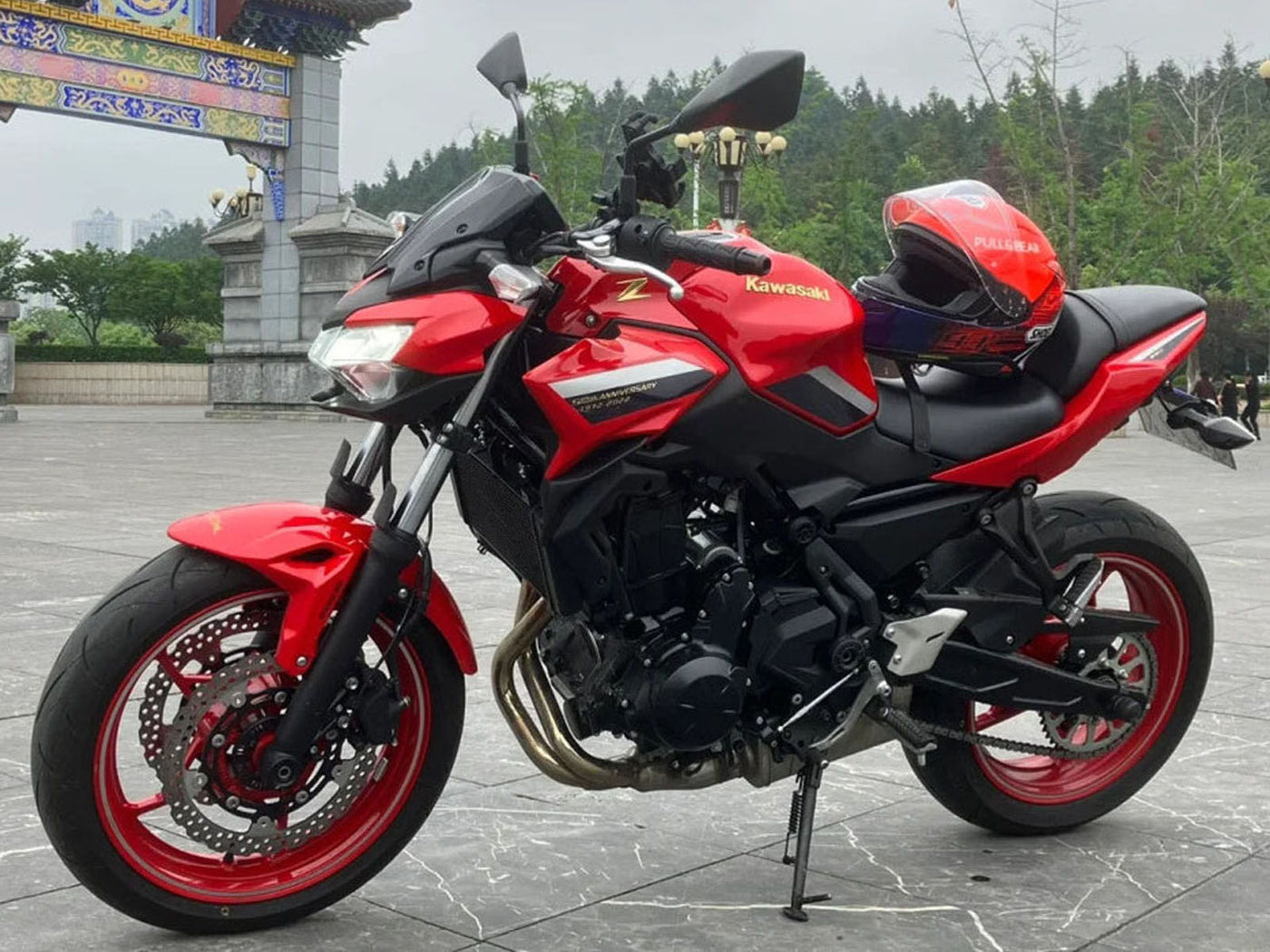 2020-2023 Red Black Kawasaki Ninja Z650 Fairing Kit