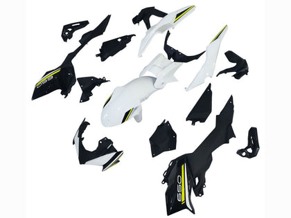 2020-2023 Kawasaki Z650 White Black Green Ninja Fairing Kit