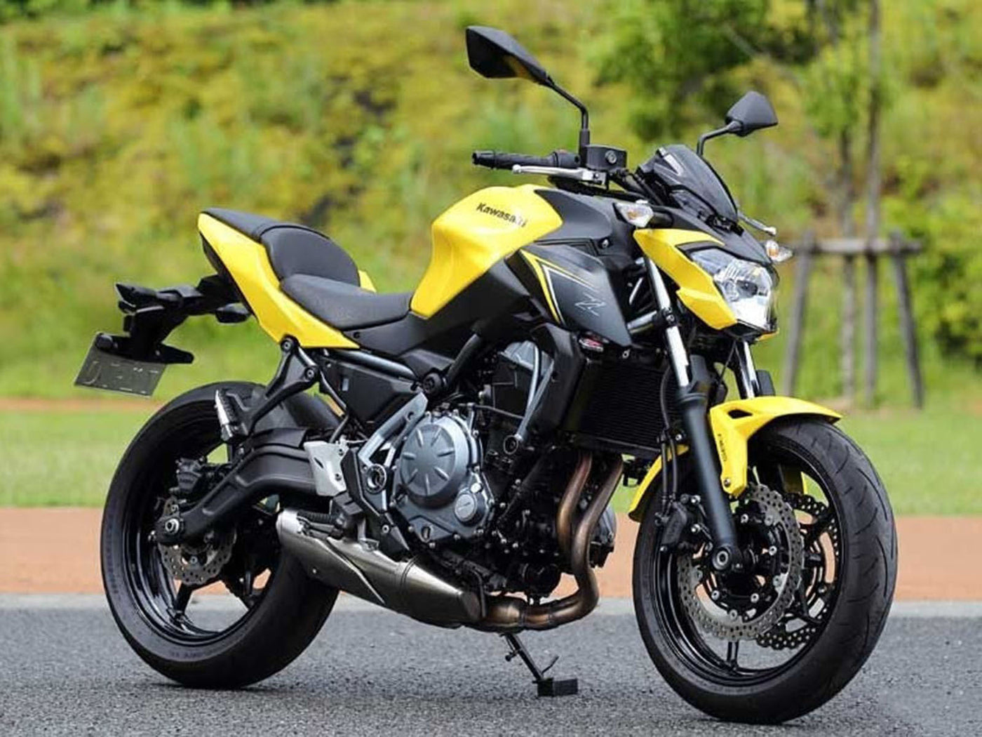 2017-2019 Yellow Black Kawasaki Ninja Z650 Fairing Kit