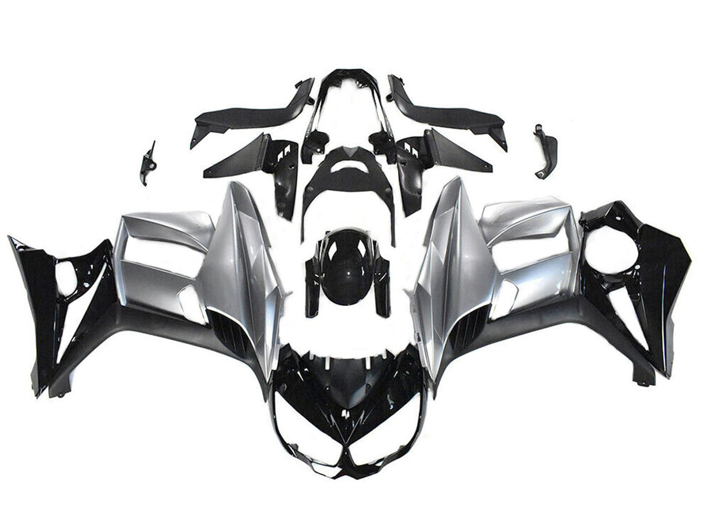 2010-2016 Black Silver Kawasaki Ninja Z1000SX Fairing Kit