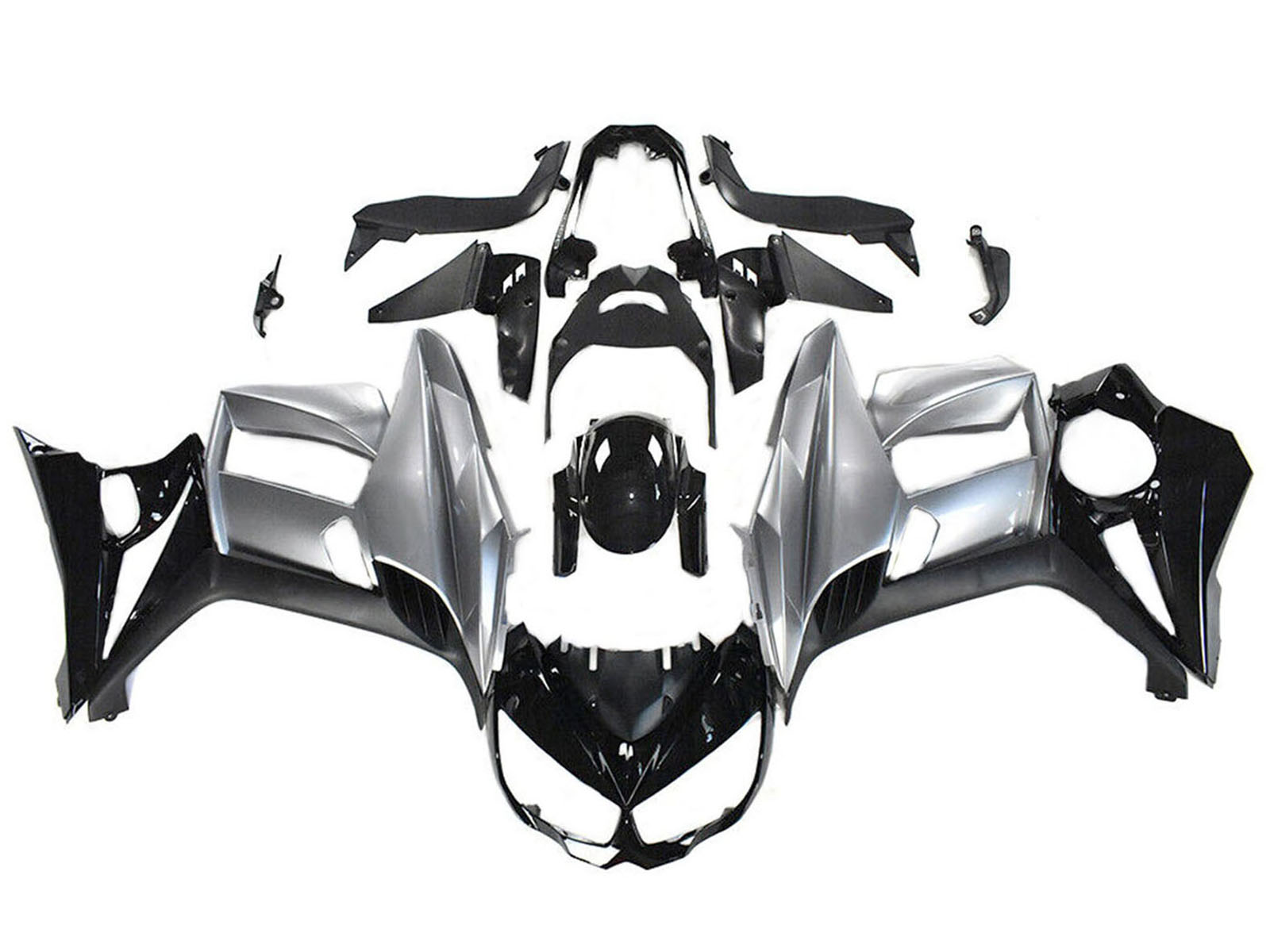 2010-2016 Black Silver Kawasaki Ninja Z1000SX Fairing Kit