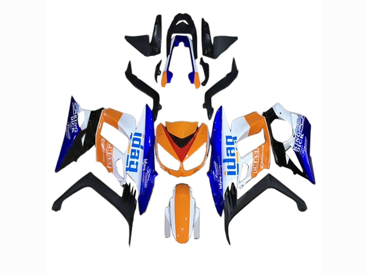 2010-2016 Black White Blue Orange Kawasaki Ninja Z1000SX Fairing Kit