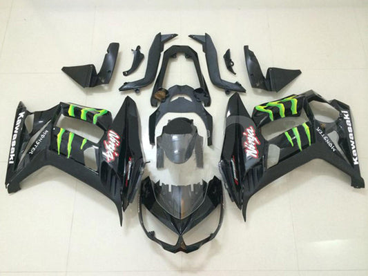 2010-2016 Black Green Monster Ninja Kawasaki Ninja Z1000SX Fairing Kit