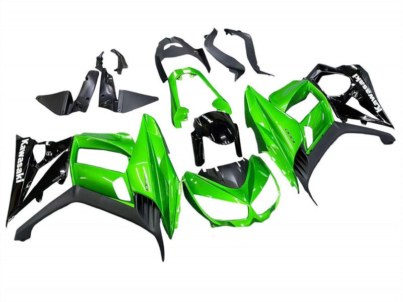 Purchase 2010-2016 Glossy Black Matte Black Green Kawasaki Z1000SX Motorcycle Fairings UK
