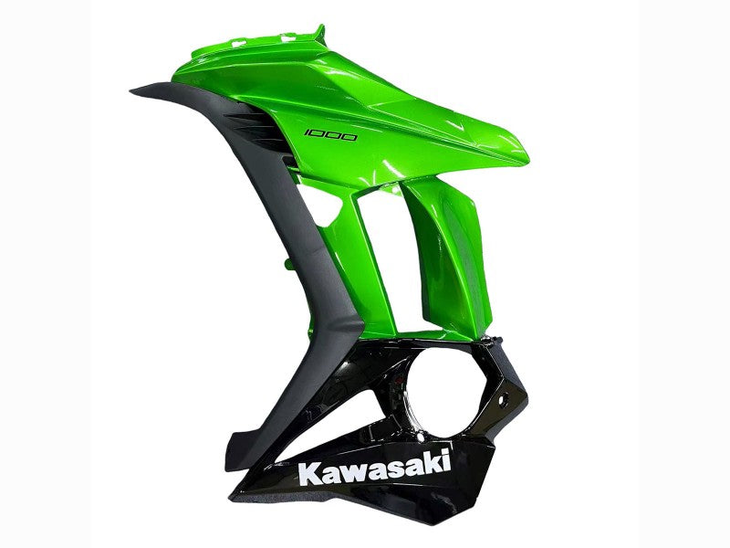 Purchase 2010-2016 Glossy Black Matte Black Green Kawasaki Z1000SX Motorcycle Fairings UK