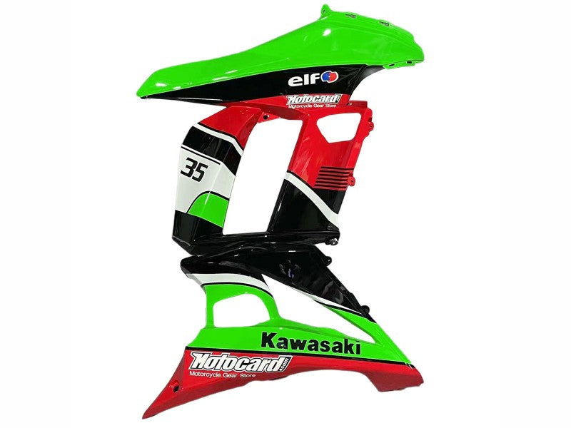Purchase 2010-2016 Green Red Glossy Black Elf 35 Kawasaki Z1000SX Motorcycle Fairings UK