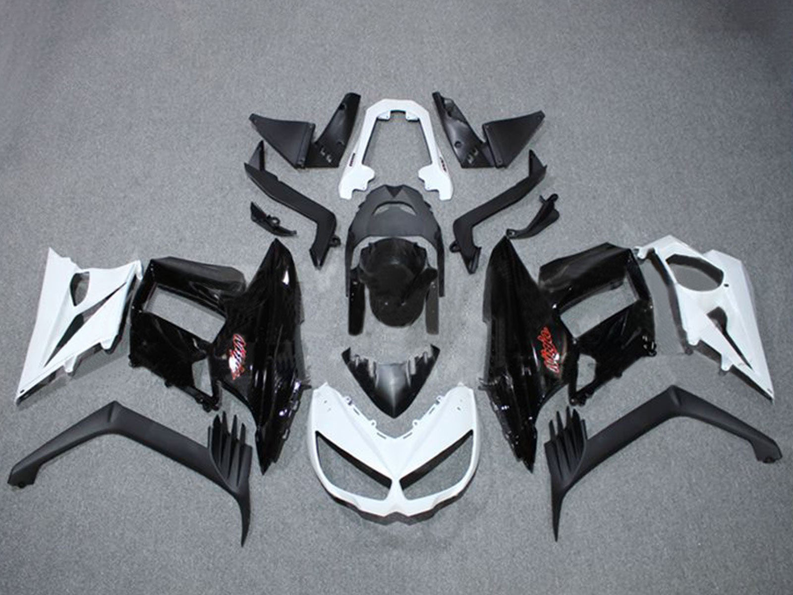 2010-2016 White Black Kawasaki Ninja Z1000SX Fairing Kit