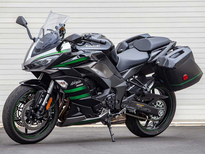 2020-2025 Kawasaki Z1000SX-1000SX-1100SX Black with Green Lines Ninja Z1000SX Ninja 1000SX 1100SX Fairing Kit