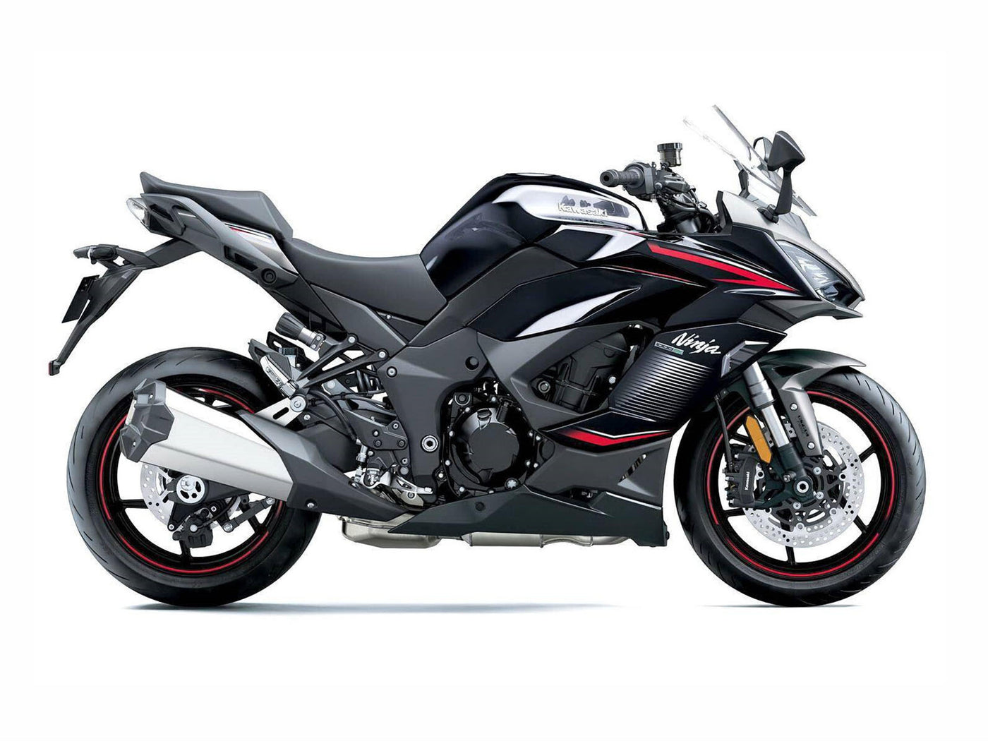 2020-2025 Black Silver Ninja Kawasaki Z1000SX Ninja 1000SX 1100SX Fairing Kit