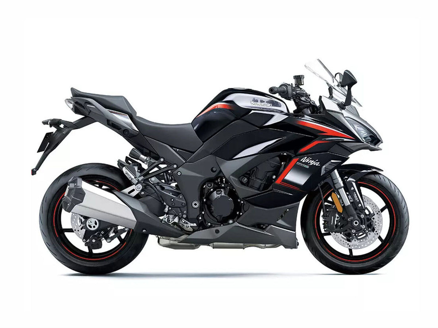 2020-2025 Black Red Silver Ninja Kawasaki Z1000SX Ninja 1000SX 1100SX Fairing Kit