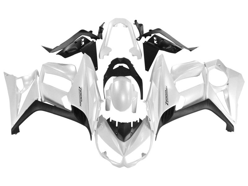 Purchase 2010-2016 Pearl White Black Kawasaki Z1000SX Motorcycle Fairings UK