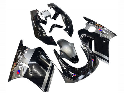 1989-1990 Kawasaki ZXR250 Black Gray Elf Fairing Kit
