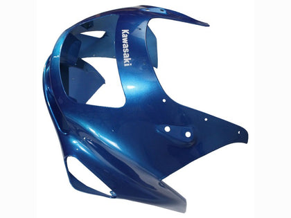 1993-2007 Kawasaki ZZR400 Blue Silver Black Fairing Kit