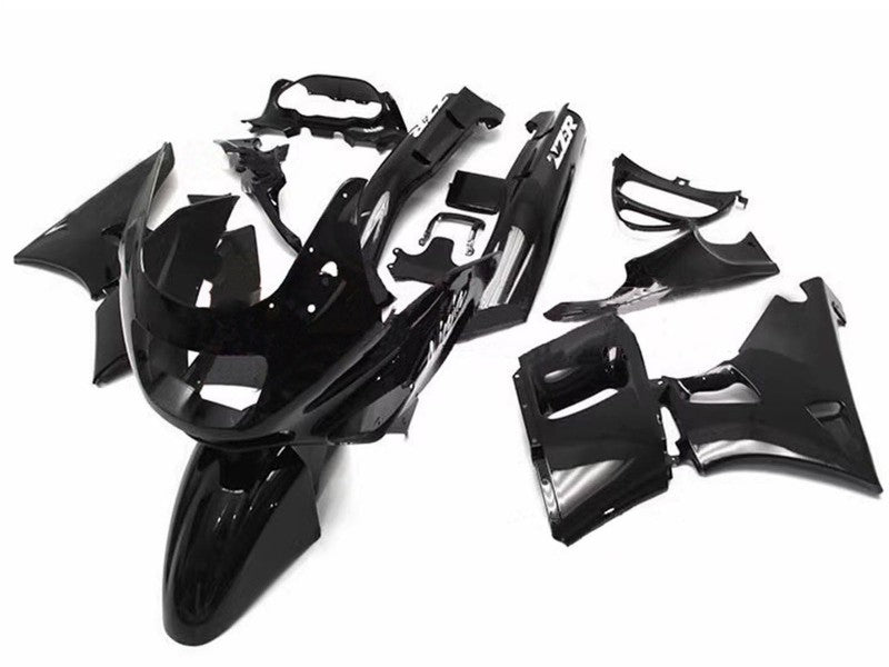 Purchase 1993-2007 Glossy Black Kawasaki ZZR400 Motorcycle Fairing UK