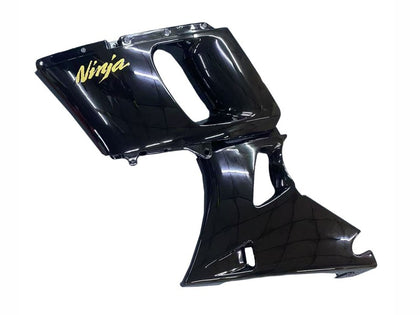 1993-2007 Kawasaki ZZR400 Glossy Black Ninja Fairing Kit