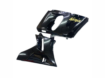 1993-2007 Kawasaki ZZR400 Glossy Black Ninja Fairing Kit