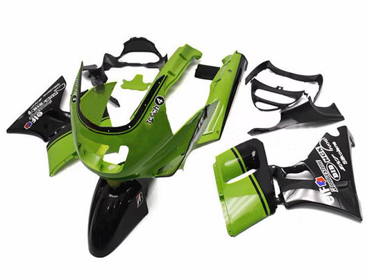 1993-2007 Green Black Elf Kawasaki ZZR400 Fairing Kit