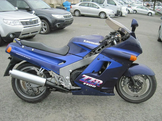 1990-1992 Blue Dark Blue Kawasaki ZZR1100 Fairing Kit