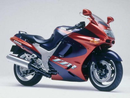 1993-2003 Kawasaki ZZR1100 Dark Blue Red Fairing Kit
