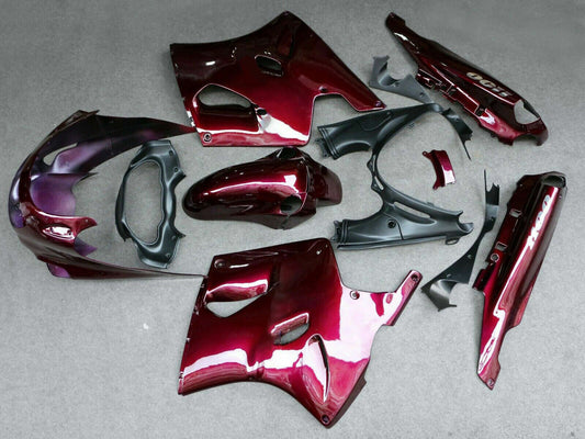 1993-2003 Dark Red Kawasaki ZZR1100 Motorcycle Fairing， Purchase 1993-2003 Dark Red Kawasaki ZZR1100 Motorcycle Fairing UK - UK
