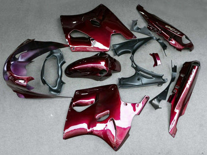 1993-2003 Kawasaki ZZR1100 Dark Red Fairing Kit