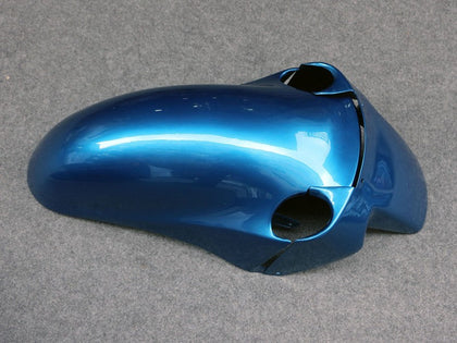 1993-2003 Kawasaki ZZR1100 Glossy Blue Gray Fairing Kit