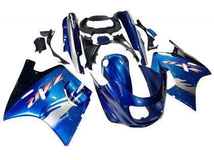 1993-2003 Kawasaki ZZR1100 Glossy Blue Fairing Kit
