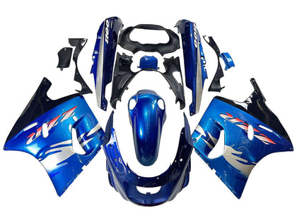 1993-2003 Kawasaki ZZR1100 Glossy Blue Fairing Kit
