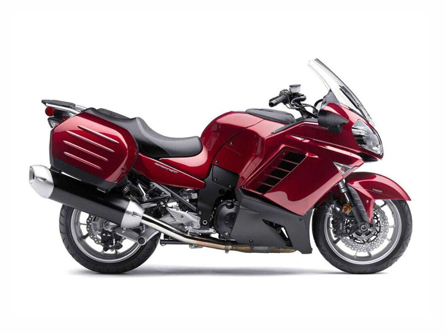 2007-2009 Burgundy Black Kawasaki GTR1400 ZG1400 Fairing Kit
