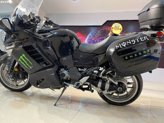 2007-2009 Black Monster Kawasaki GTR1400 ZG1400 Fairing Kit