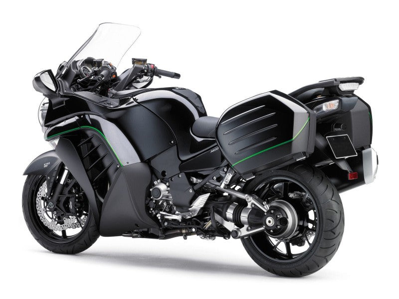 Purchase 2007-2009 Matte Black Green Line Kawasaki GTR1400/ZG1400 Motorcycle Fairings UK