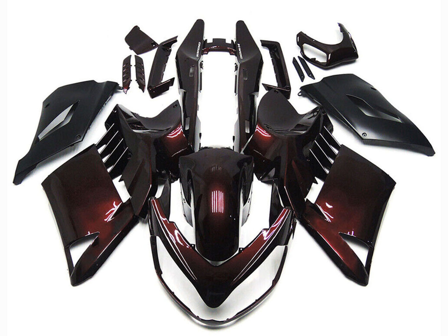2007-2009 Dark Red Black Kawasaki GTR1400 ZG1400 Fairing Kit