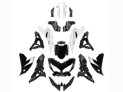 2022-2025 Kawasaki 650 Black White Versys Fairing Kit