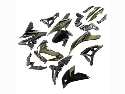 2022-2025 Kawasaki 650 Dark Green Black Versys Fairing Kit