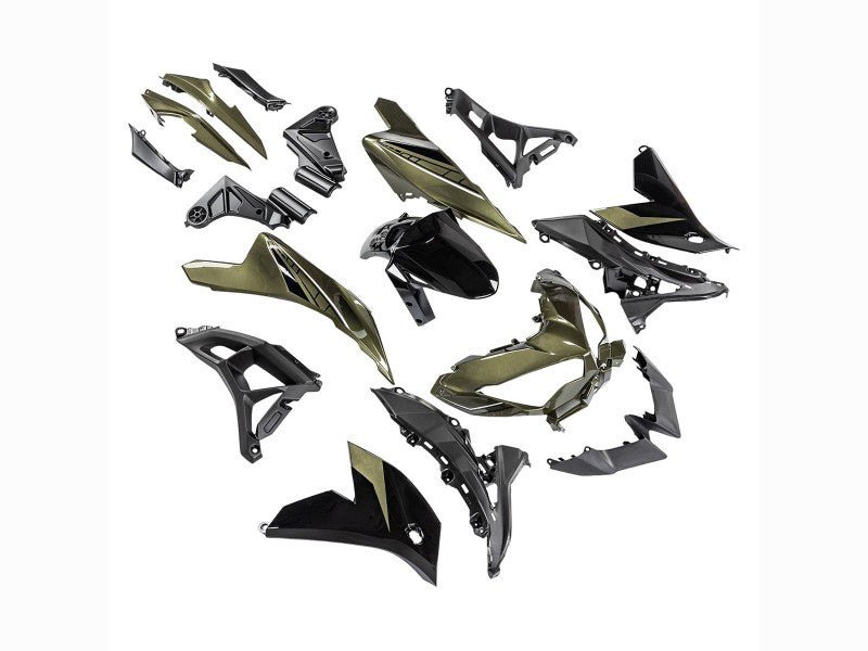 Purchase 2022-2025 Dark Green Black Kawasaki Versys 650 Motorcycle Fairings UK