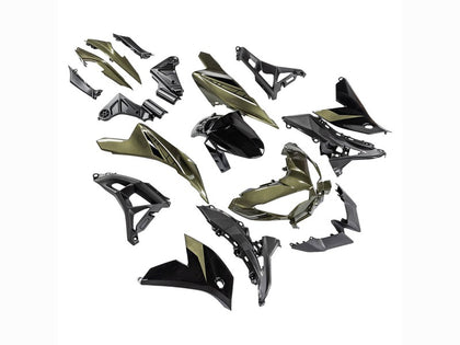 2022-2025 Kawasaki 650 Dark Green Black Versys Fairing Kit