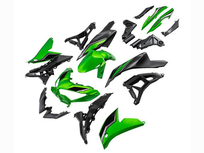 2022-2025 Kawasaki 650 Green Black Versys Fairing Kit