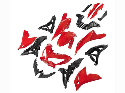 2022-2025 Kawasaki 650 Red Black Versys Fairing Kit