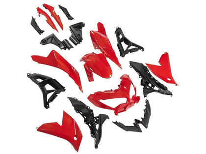 2022-2025 Kawasaki 650 Red Black Versys Fairing Kit