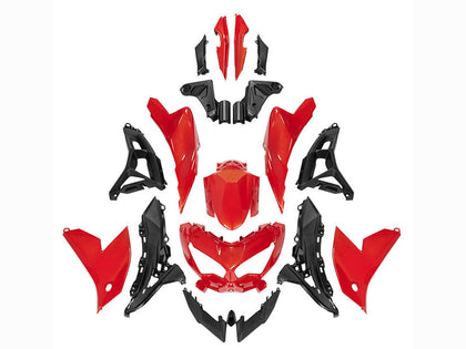 2022-2025 Kawasaki 650 Red Black Versys Fairing Kit