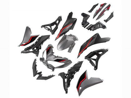 2022-2025 Kawasaki 650 Gray Red Versys Fairing Kit