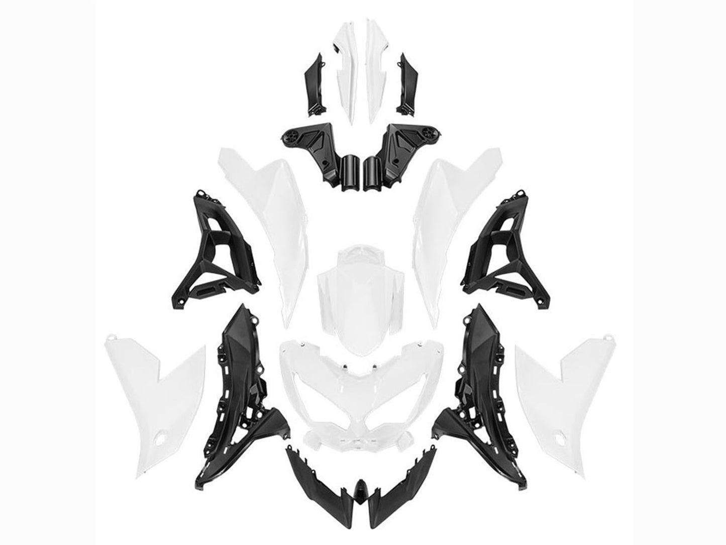 2022-2025 White Kawasaki Versys 650 Motorcycle Fairings， Purchase 2022-2025 White Kawasaki Versys 650 Motorcycle Fairings UK - UK