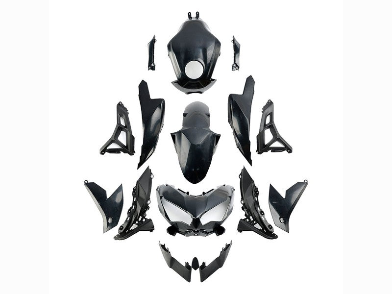 Purchase 2022-2025 Glossy Black Kawasaki Versys 650 Motorcycle Fairings UK