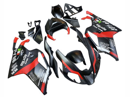 2003-2006 Aprilia RSV1000 Black Red Fairing Kit