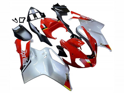 2003-2006 Aprilia RSV1000 Red Gray Fairing Kit