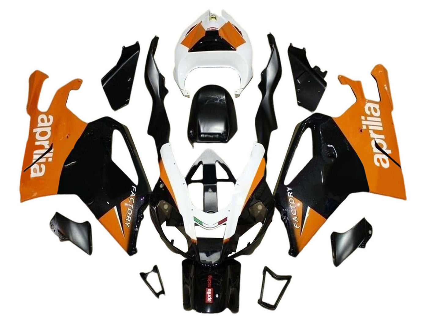 2003-2006 Red White Yellow Aprilia RSV1000 Fairing Kit