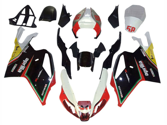 2003-2006 White Black 58 Aprilia RSV1000 Fairing Kit