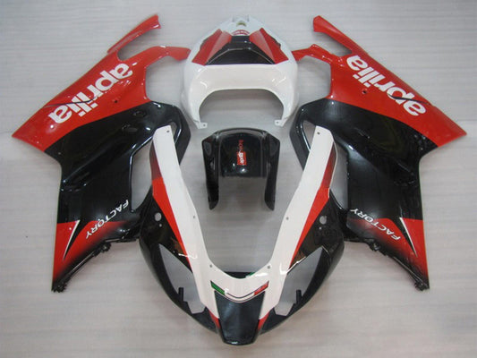 2003-2006 Red Black White Aprilia RSV1000 Fairing Kit