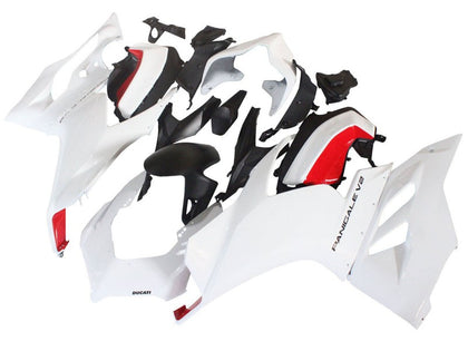2020-2024 Ducati Panigale-V2 White Black Fairing Kit